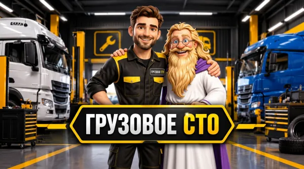 Обновление сайта грузового автосервиса.